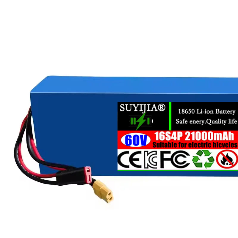 60V 21Ah New 18650 16S4P 1800W - огляд і ціна 60V 30Ah Electric Scooter Battery