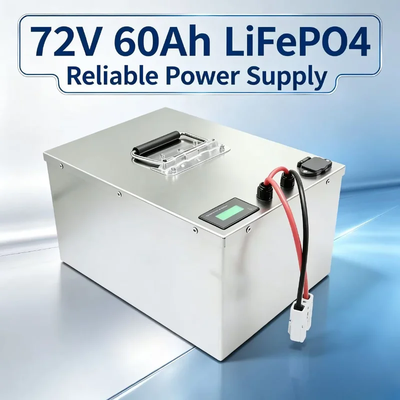 72V LiFePO4 Battery 60Ah, Blue - огляд і ціна 72V 60Ah Lifepo4 Battery Pack