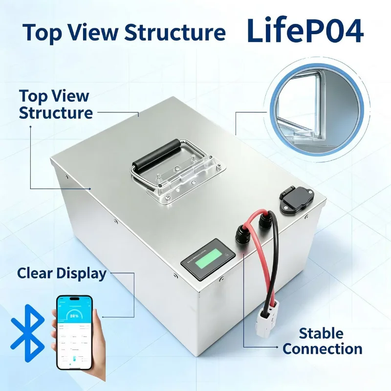 72V LiFePO4 Battery 60Ah, Blue - огляд і ціна 72V 60Ah Lifepo4 Battery Pack