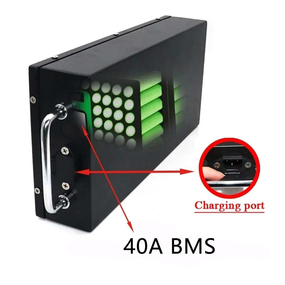 New 60V 30Ah 40Ah 10Ah Electri - огляд і ціна 60V 30Ah Electric Scooter Battery