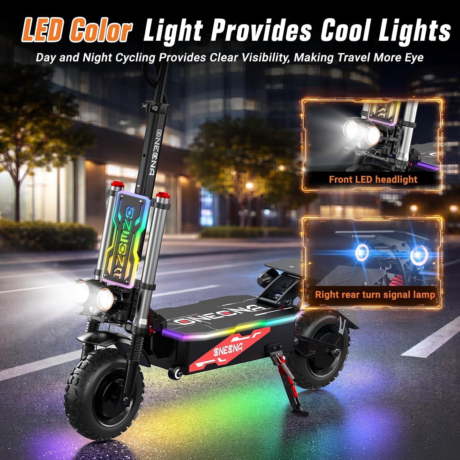ONECNA NEW GT8PRO Adult Electr - огляд і ціна 60V 5600W Dual Motor Electric Scooter