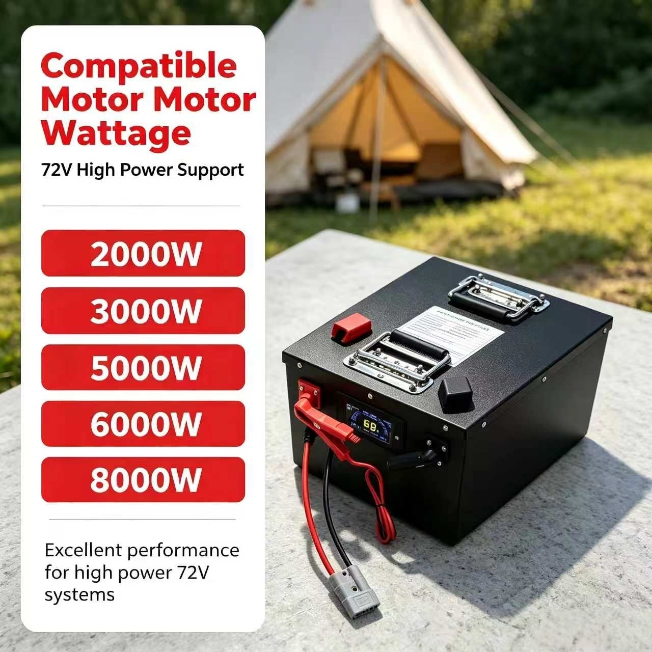 72V 50Ah 50A 60Ah 60 Ah 60A li - огляд і ціна 72V 60Ah Lifepo4 Battery Pack