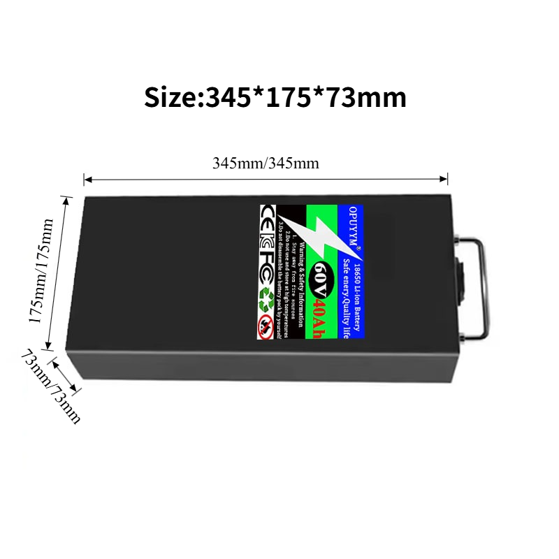 New 60V 40Ah 35Ah 30Ah Electri - огляд і ціна 60V 30Ah Electric Scooter Battery